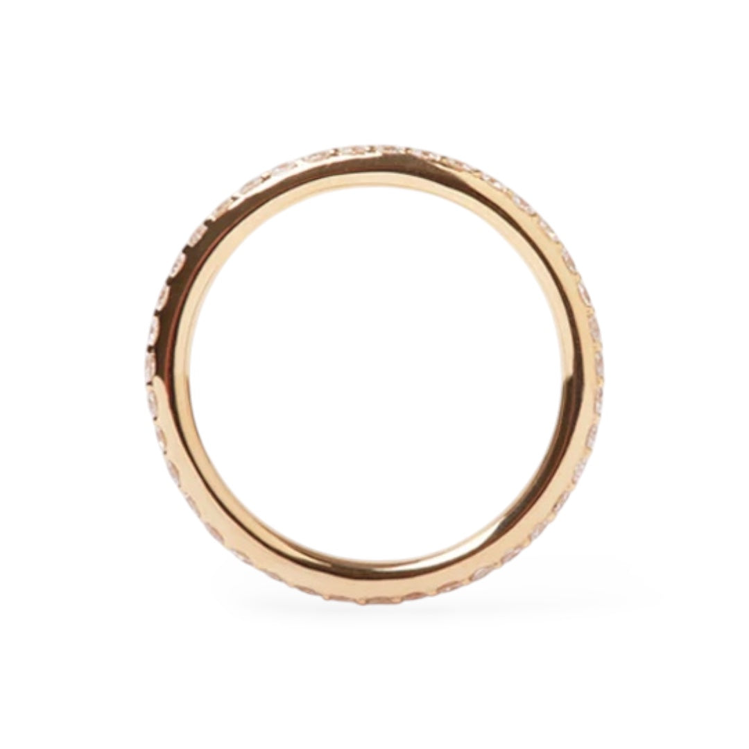 AME050 0.009ct (1.2mm) 全圈永恒培育鑽石戒指 D-F VS-VVS 3EX