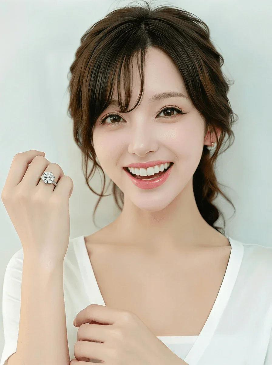 MadisonDia Anniversary Sale 1ct E, VVS2, 3EX, IGI certified, 9K Lab-Grown Diamond Ring