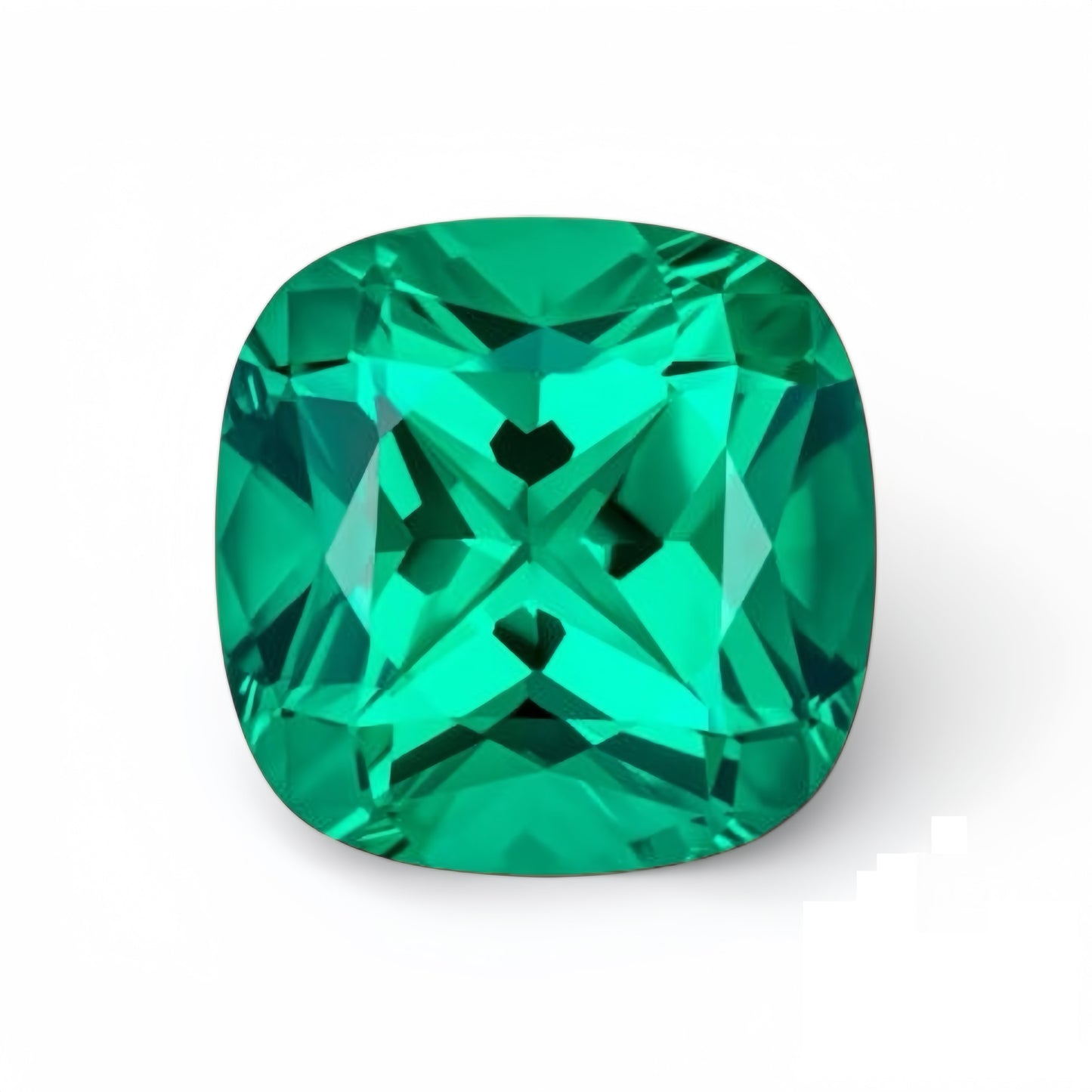 2ct Cushion Cut Lab Grown Tsavorite