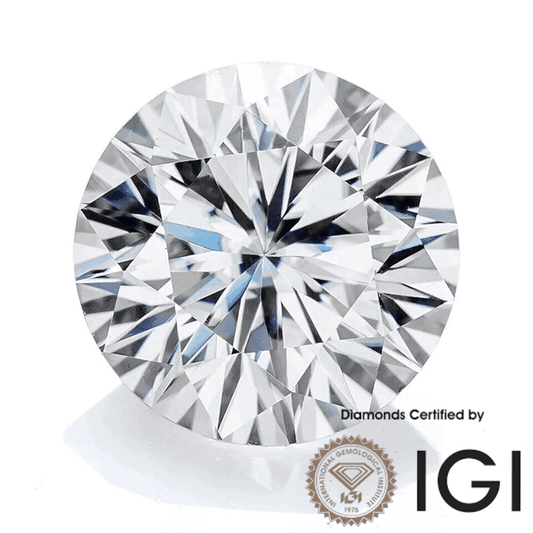 4ct Lab Grown Diamond D Color VVS1 VVS2 3EX IGI Certified - MadisonDia