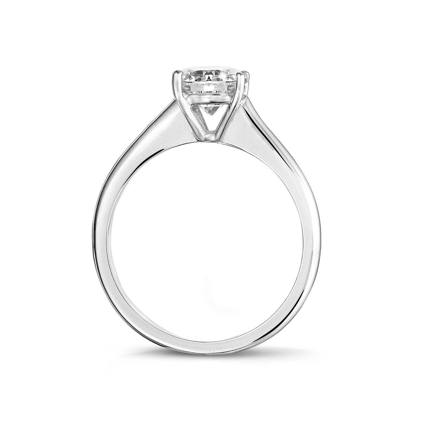 MadisonDia Special Sale 1ct D, VVS2, 3EX, IGI certified, 9K . Lab-Grown Diamond . Ring - Madison Avenue Diamond