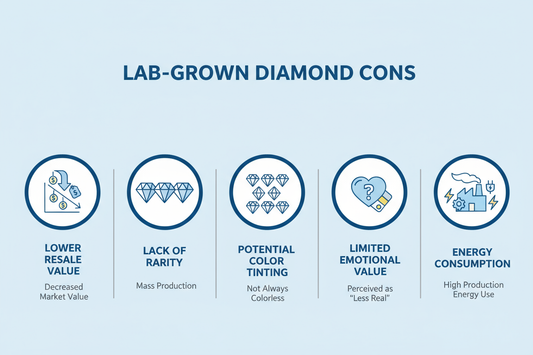 cons of lab grown diamond