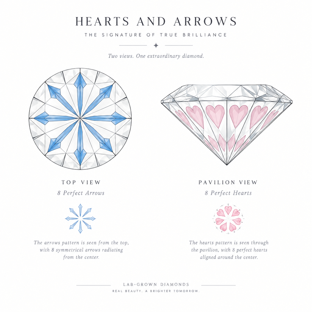 hear and arrow diamond diagram