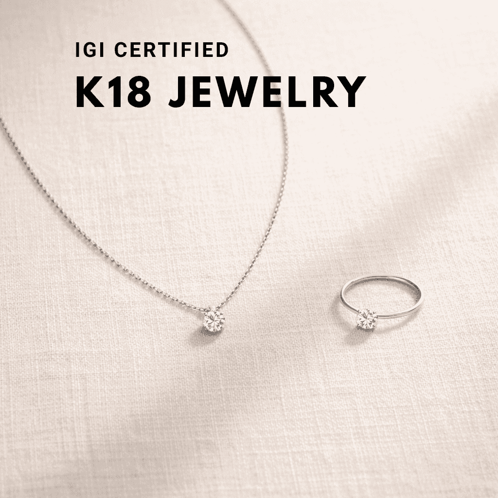 18K Lab-Grown Diamond Jewelry