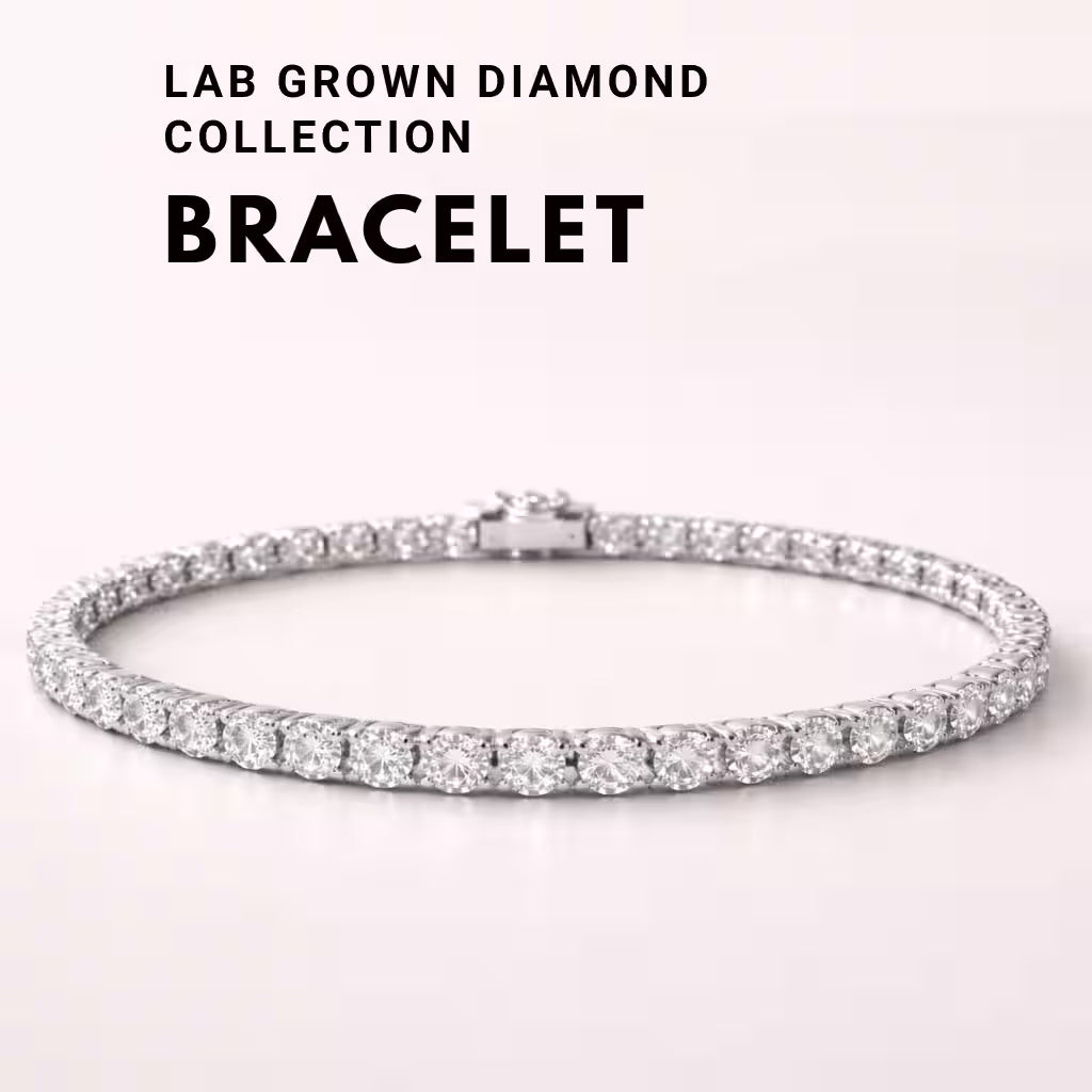 Lab-Grown Diamond Bracelets