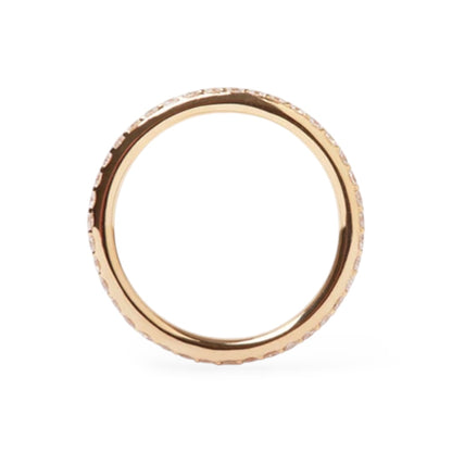 AME050 0.009ct (1.2mm) 全圈永恒培育鑽石戒指 D-F VS-VVS 3EX