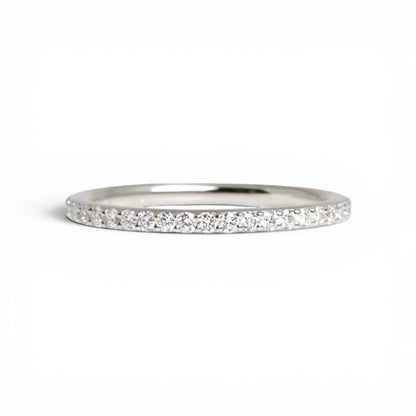 AME050 0.009ct (1.2mm) 全圈永恒培育鑽石戒指 D-F VS-VVS 3EX