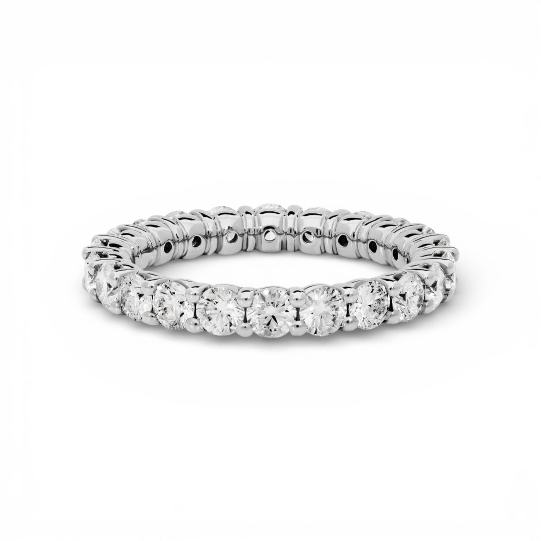 ASH061 3mm Lab Grown Diamond Eternity Ring 9K D VVS 3EX
