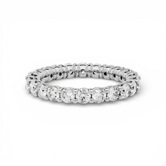 ASH061 3mm Lab Grown Diamond Eternity Ring 9K D VVS 3EX