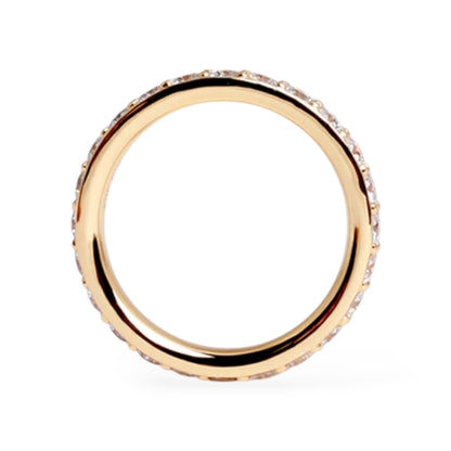 AME049 0.05ct (2.3mm) 全圈永恒培育鑽石戒指 D-F VS-VVS 3EX