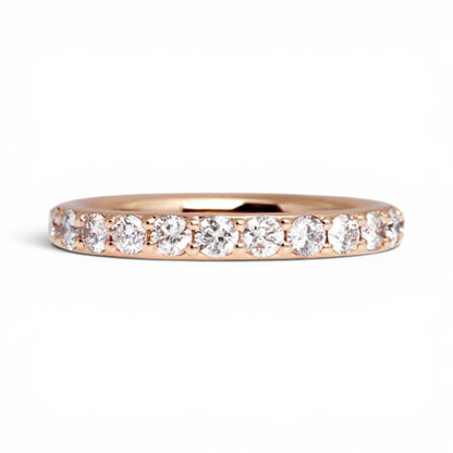 AME049 0.05ct (2.3mm) 全圈永恒培育鑽石戒指 D-F VS-VVS 3EX