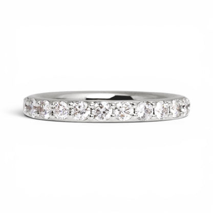 AME049 0.05ct (2.3mm) 全圈永恒培育鑽石戒指 D-F VS-VVS 3EX