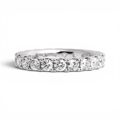 AME051 0.08ct (2.75mm) 全圈永恒培育鑽石戒指 D-F VS-VVS 3EX