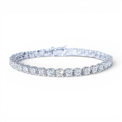 ASH094 0.5ct (5mm) Lab-Grown Diamond Tennis Bracelet DE VS VVS 3EX
