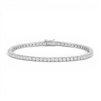 ASH088 0.05ct (2.3mm) Lab-Grown Diamond Tennis Bracelet DE VS VVS 3EX