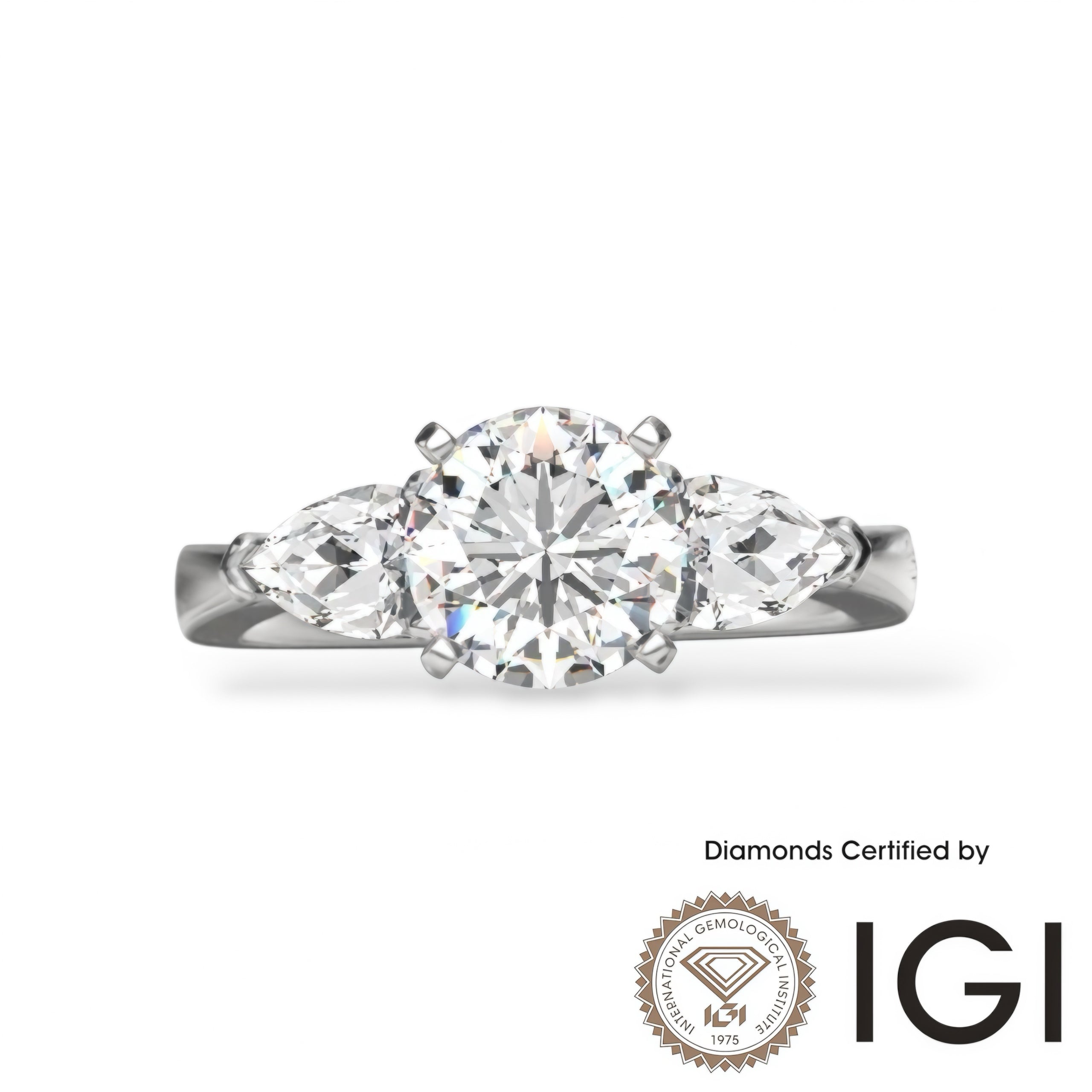 ASH078 | 1-4 Carat Lab Grown Diamond Engagement Ring | Certified