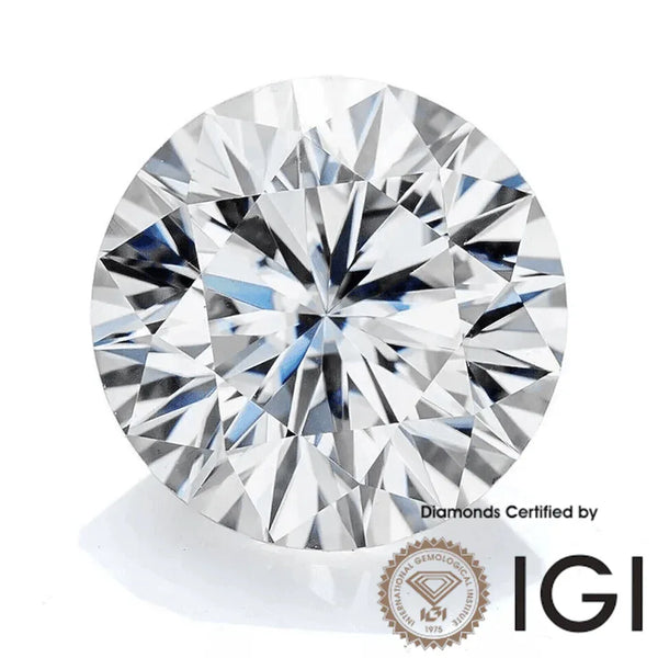 1.5ct Lab Grown Diamond D Color VVS1 VVS2 3EX IGI Certified - Madison Avenue Diamond