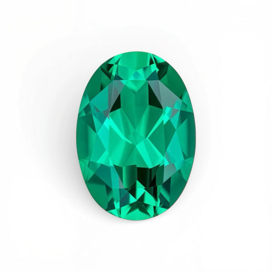 3ct Oval Cut Lab Grown Tsavorite