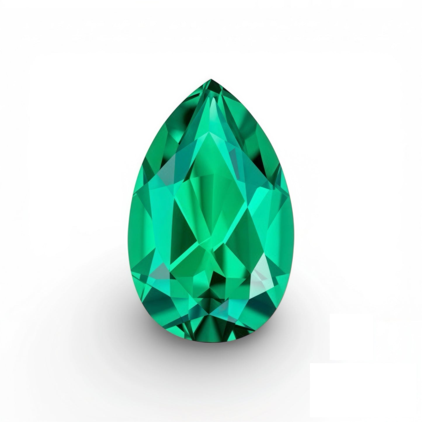 2ct Pear Cut Lab Grown Tsavorite