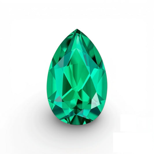 3ct Pear Cut Lab Grown Tsavorite