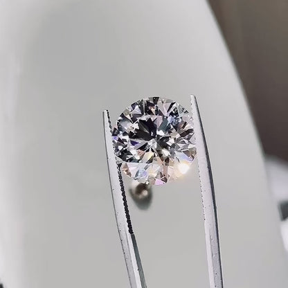 2.5ct เพชรที่ปลูกในห้องปฏิบัติการ สี D VVS1 VVS2 3EX รับรองโดย IGI