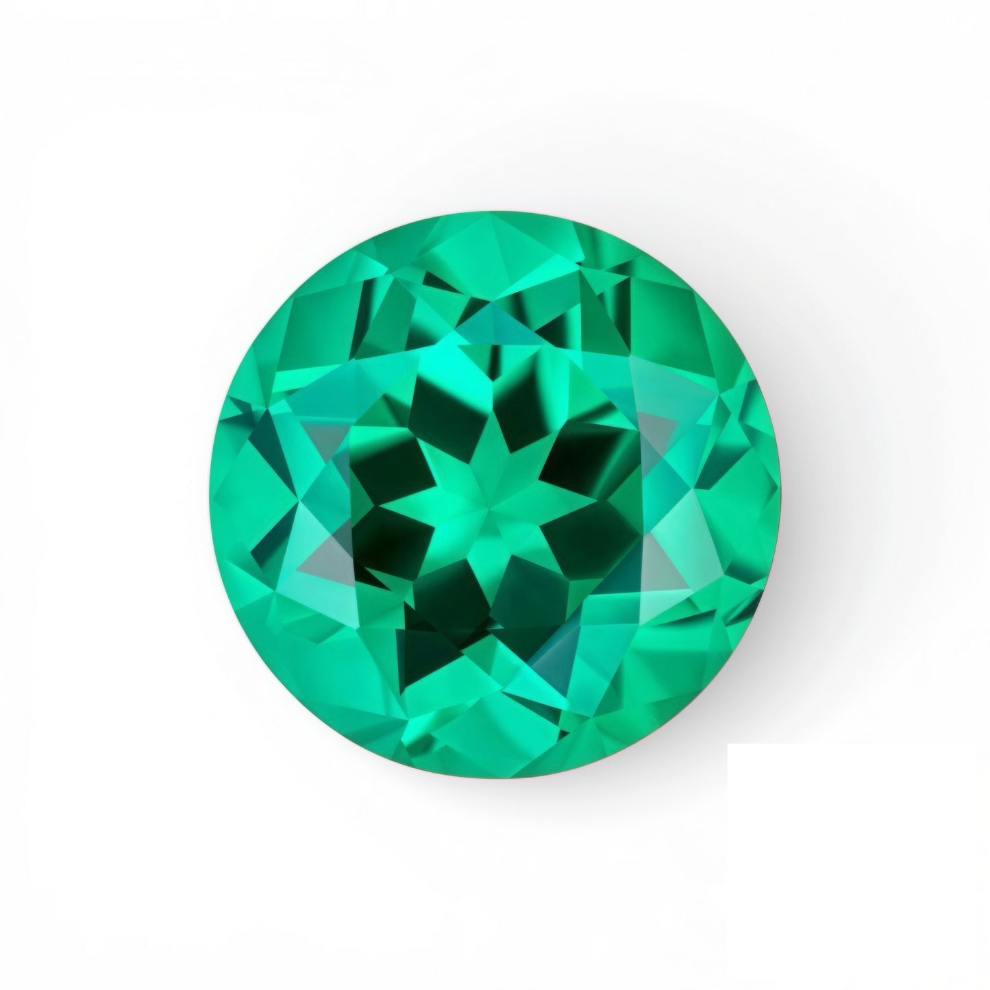3ct Round Cut Lab Grown Tsavorite
