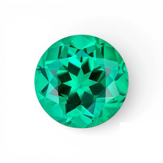 3ct Round Cut Lab Grown Tsavorite