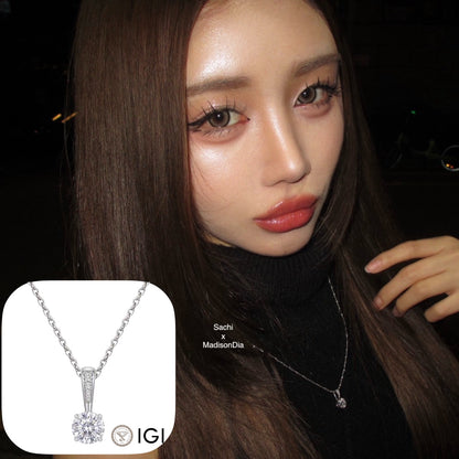 Sachi x MadisonDia Signature 人工ダイヤモンドペンダント